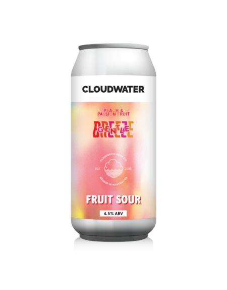 24x Cloudwater - Gentle Breeze - Peach, Passionfruit 