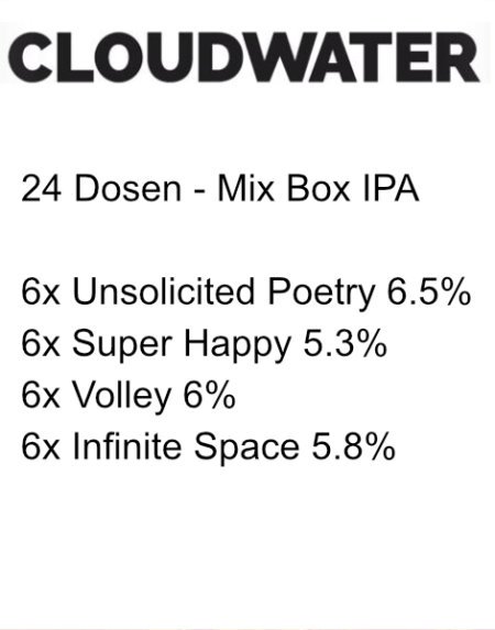 24x Cloudwater Mix IPA