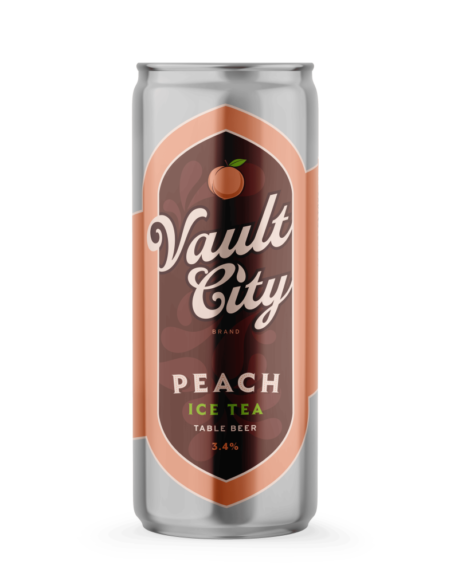 Vault City Peach Ice Tea Table Beer